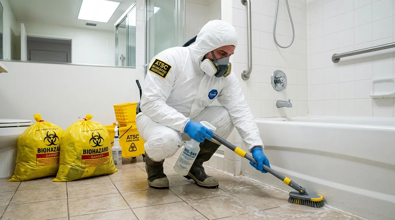 Decontamination equipment deployed for Blood Cleanup in Royal Palm Beach